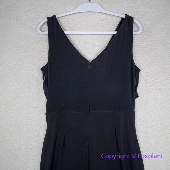 New! White House Black Market Shirred Shoulder Matte Jersey Jumpsuit, size XS‎ - Picture 10 of 14